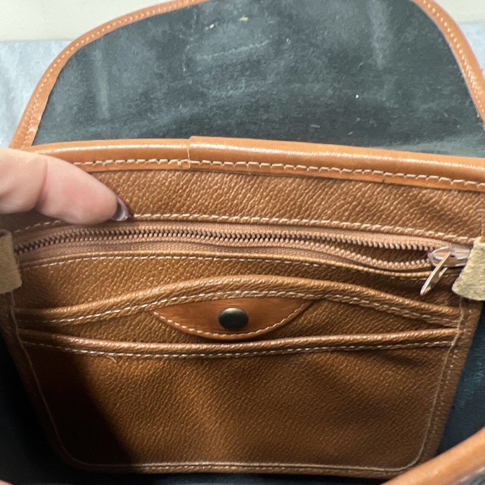 Vintage Dooney & Bourke Black All Weather Leather Crossbody Bag Purse FS Charity - Picture 12 of 13